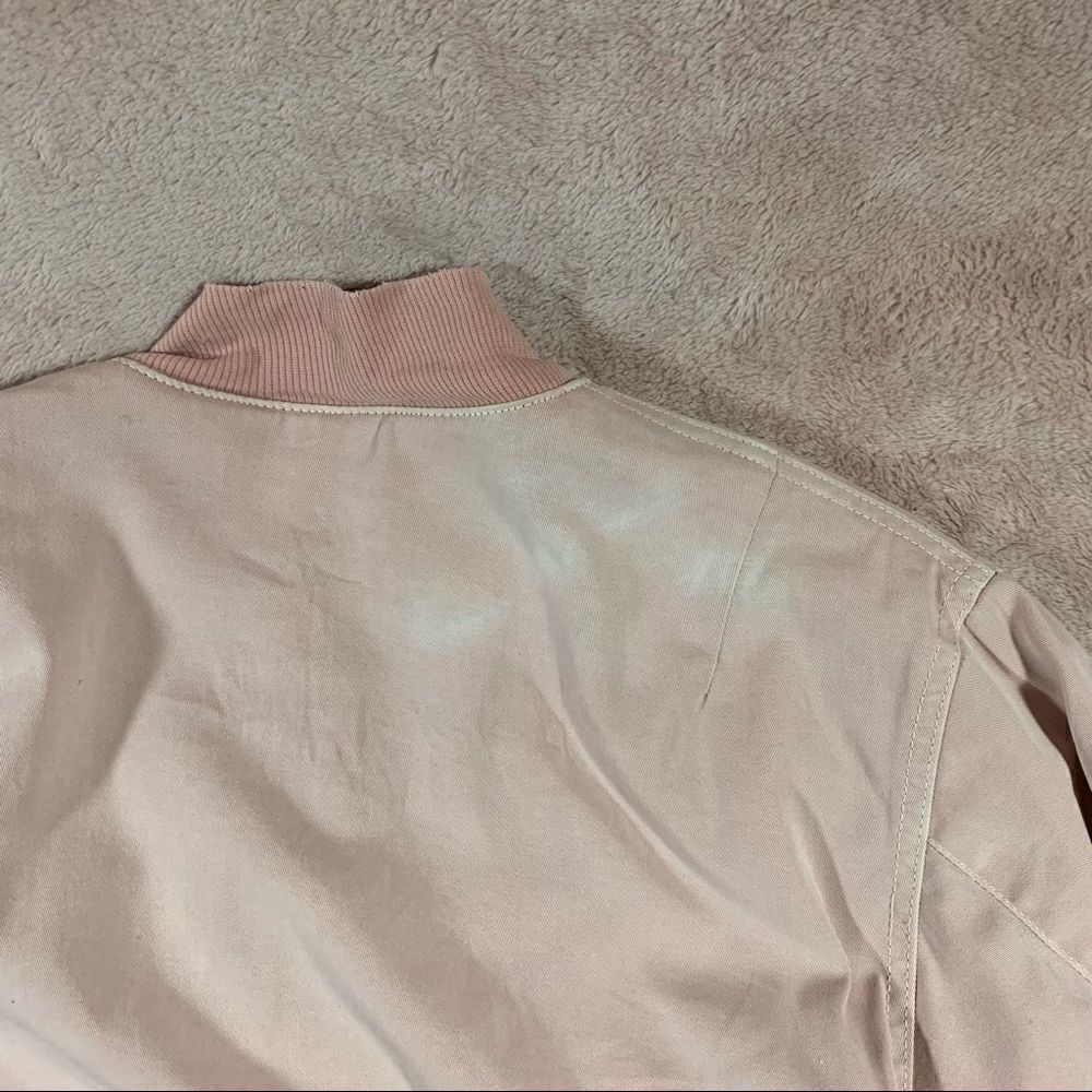 Hudson The Gene Pink Puffer Bomber Jacket S - Picture 11 of 12